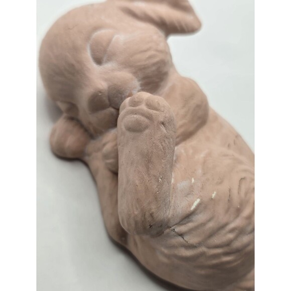 Garden Terra Cotta Bunny Rabbit Figure Aprox 4” X 2.75” Adorable - Picture 10 of 10